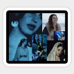 Lana Del Rey Collage Sticker